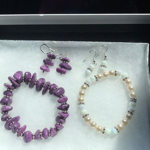 2 Set Bracelets Matching designed by Irma Rivera